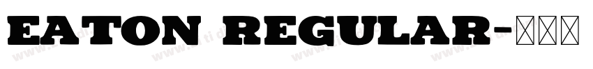 Eaton Regular字体转换